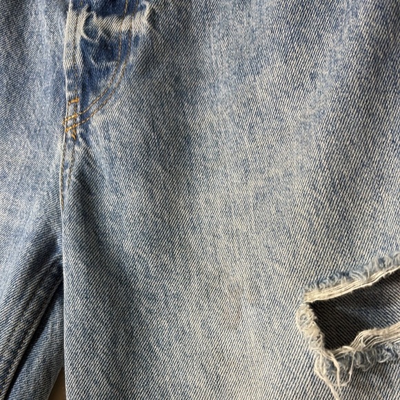 Anine Bing Olsen Jeans Destructed Lake Indigo Sz. 24 - Picture 15 of 15